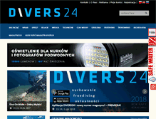 Tablet Screenshot of divers24.pl